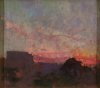 1950 - Tramonto di settembre da via Paisiello